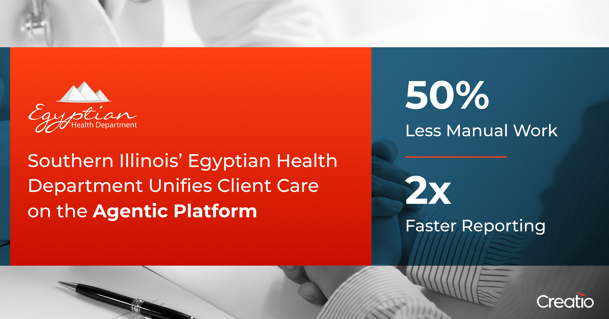 Southern Illinois’ Egyptian Health Department Adopts Creatio’s Agentic Platform, Anticipating a 50% Reduction in TCO